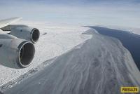 Ледният шелф Ларсен може скоро да се срути Ларсен, един от най-големите ледници в Антарктика