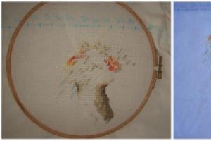 Decorating the house and things: horse cross stitch
